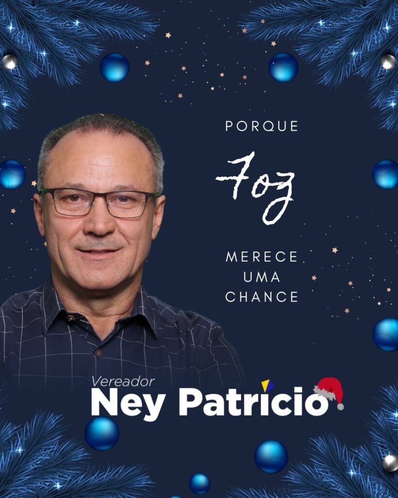 ÁRVORE DE NATAL FOZ EM DESTAQUE 2023 - VEREADOR NEY PATRICIO