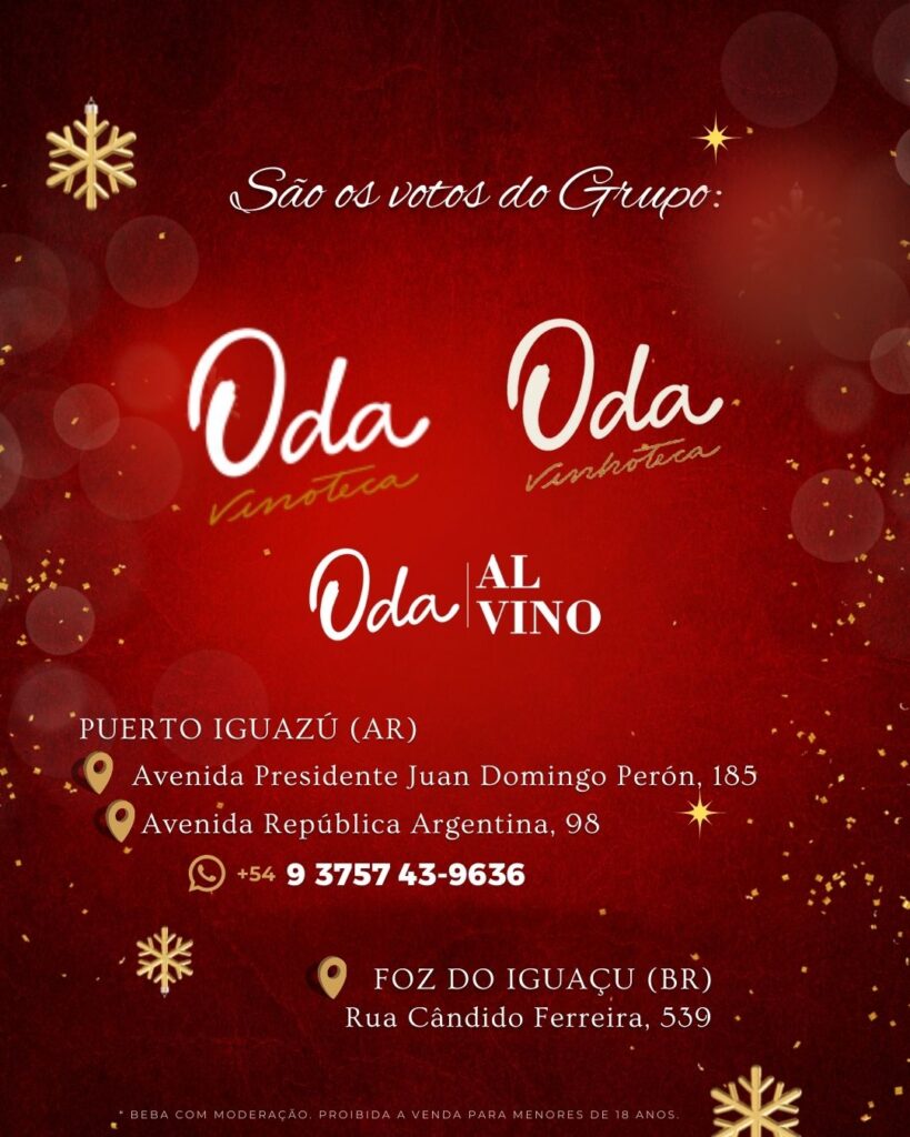 ÁRVORE DE NATAL FOZ EM DESTAQUE 2023 - ODA AL VINO