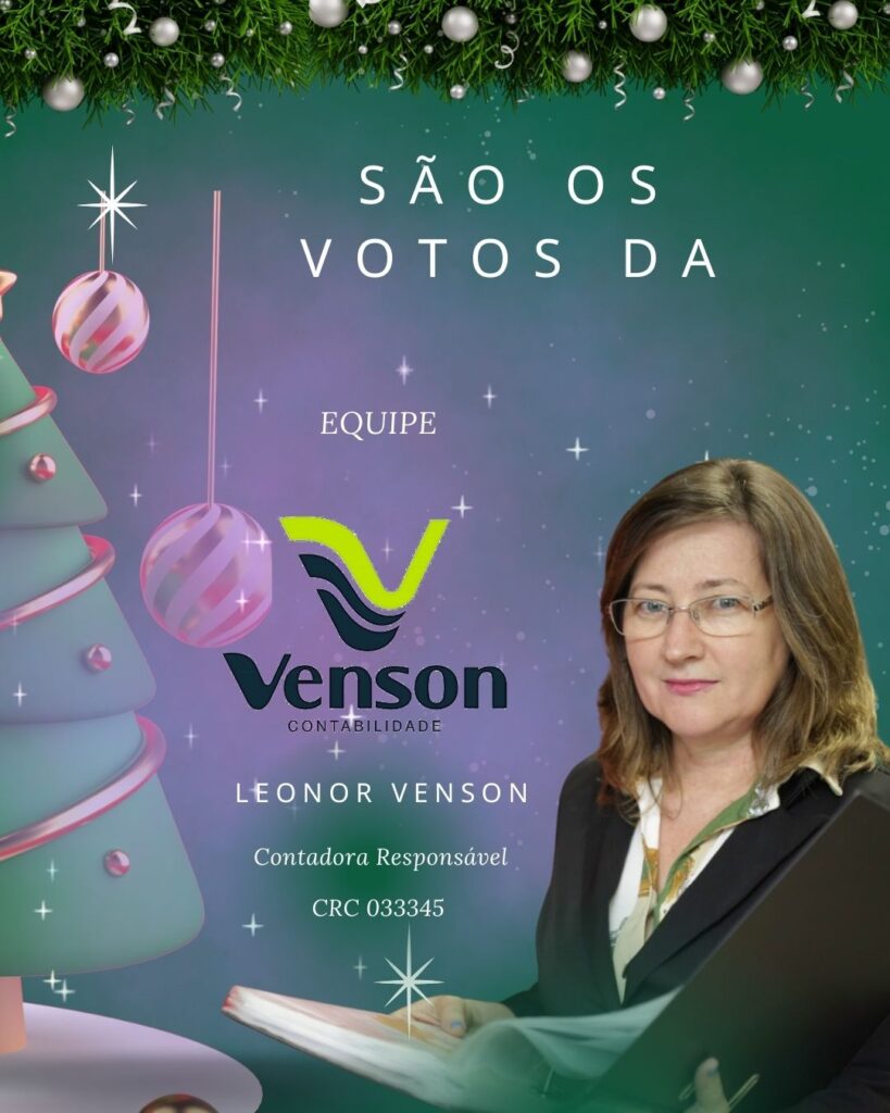 ÁRVORE DE NATAL FOZ EM DESTAQUE 2023 - VENSON CONTABILIDADE - LEONOR VENSON