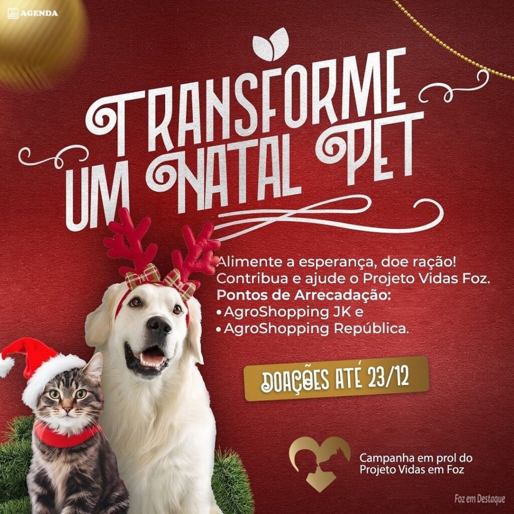 Transforme um Natal Pet com a AgroShopping