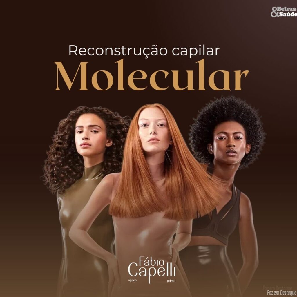 Reconstrução Molecular do cabelo Spaço Fábio Capelli Prime