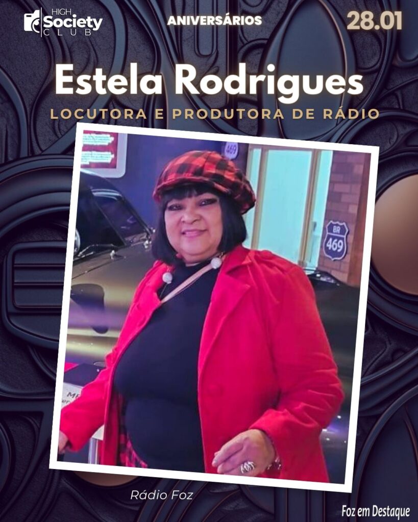 Estela Rodrigues Estrela	   
Locutora e Produtora de Rádio - Rádio Foz
