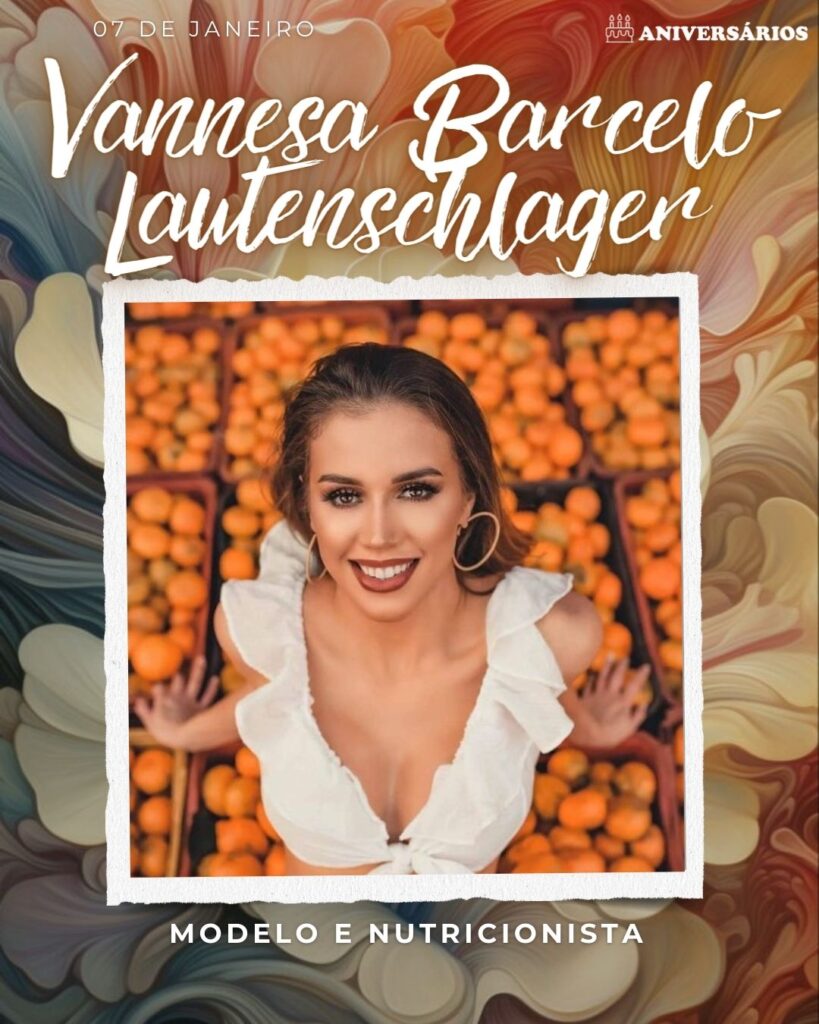 Vannesa Barcelo Lautenschlager, Modelo/Nutricionista
