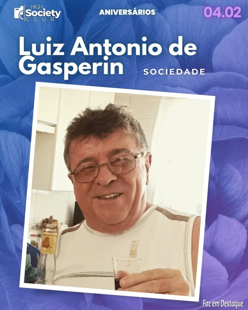 Luiz Antonio de Gasperin
Sociedade
