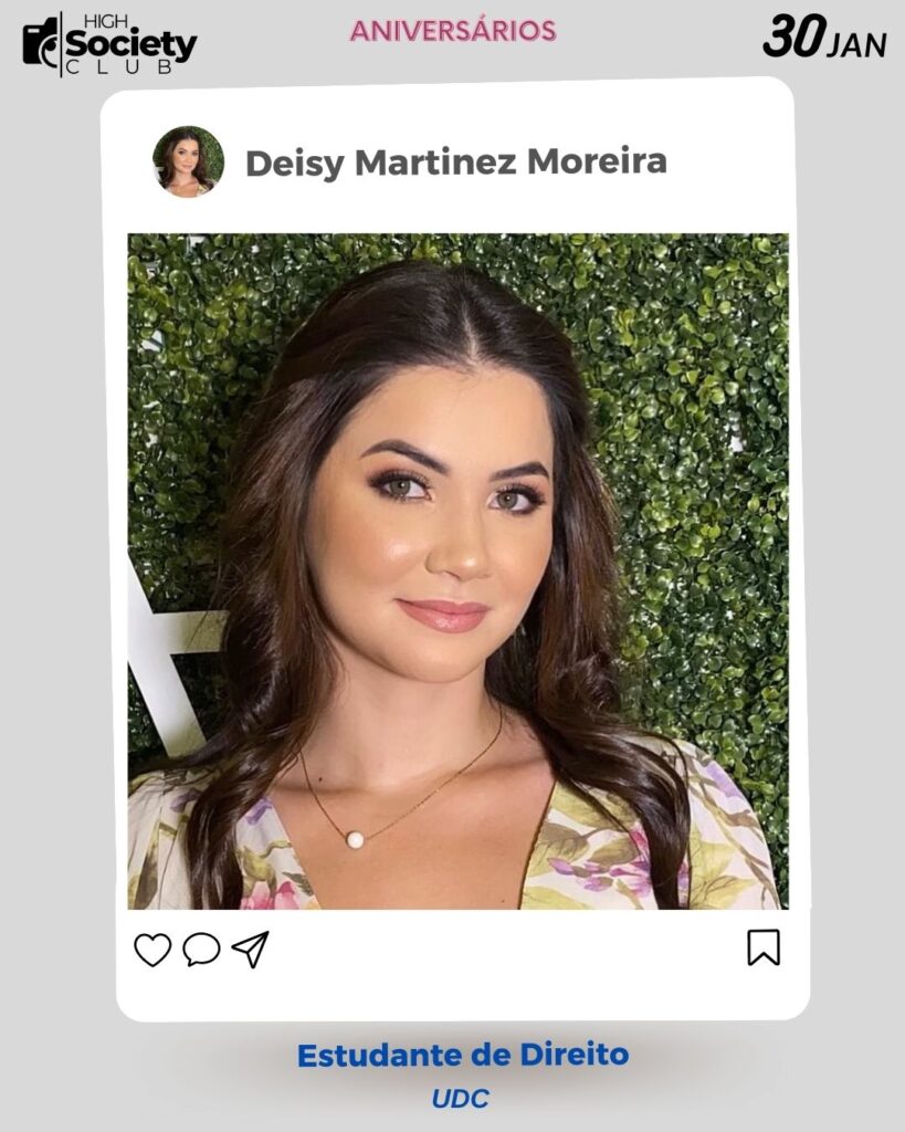 Deisy Martinez Moreira
Estudante de Direito UDC