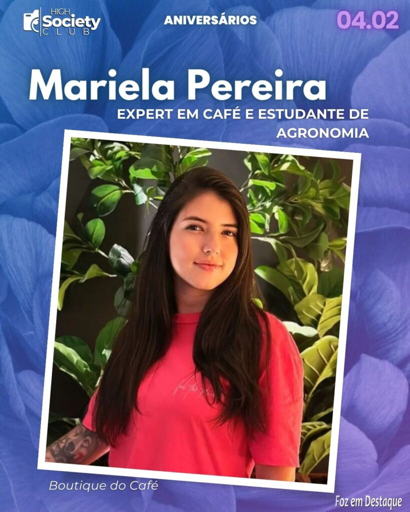 Mariela Pereira
Expert em Café e Estudante de Agronomia - Boutique do Café	
