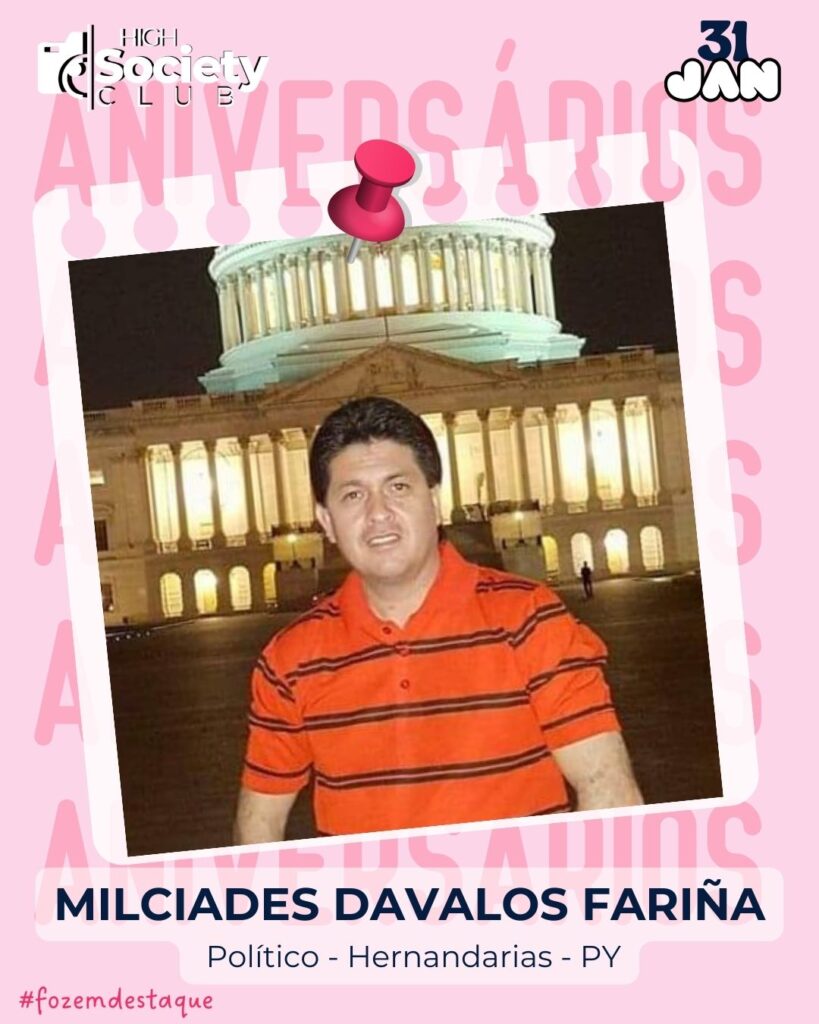 Milciades Davalos Fariña

Político - Hernandarias - PY