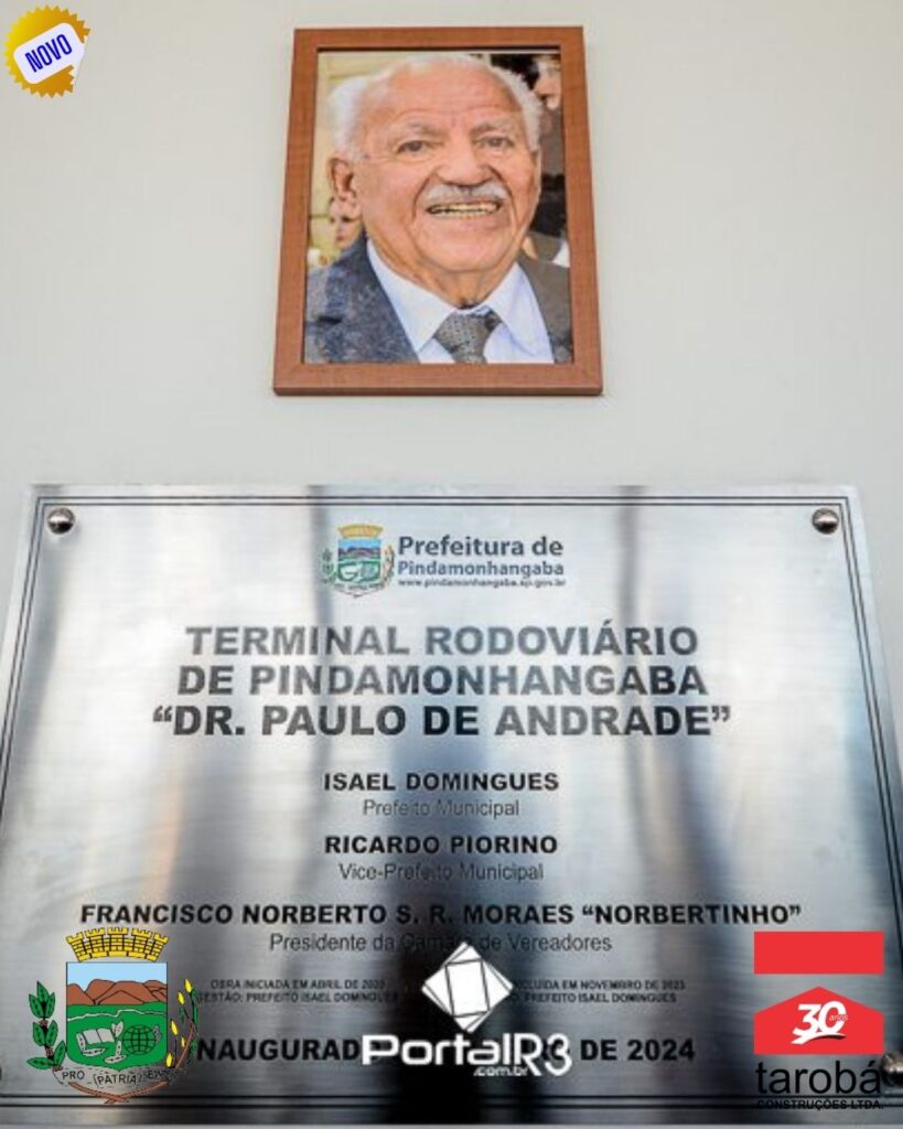 TAROBÁ CONSTRUÇÕES RODOVIARIA PINDAMONHANGA DR PAULO DE ANDRADE