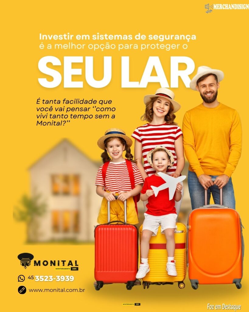 Sua casa segura nas férias: Confira 3 dicas valiosas da Monital para quem vai viajar