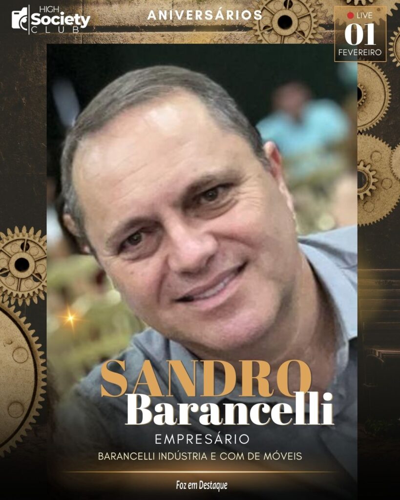 Sandro Barancelli
Empresário
Barancelli Indústria e Com de Móveis