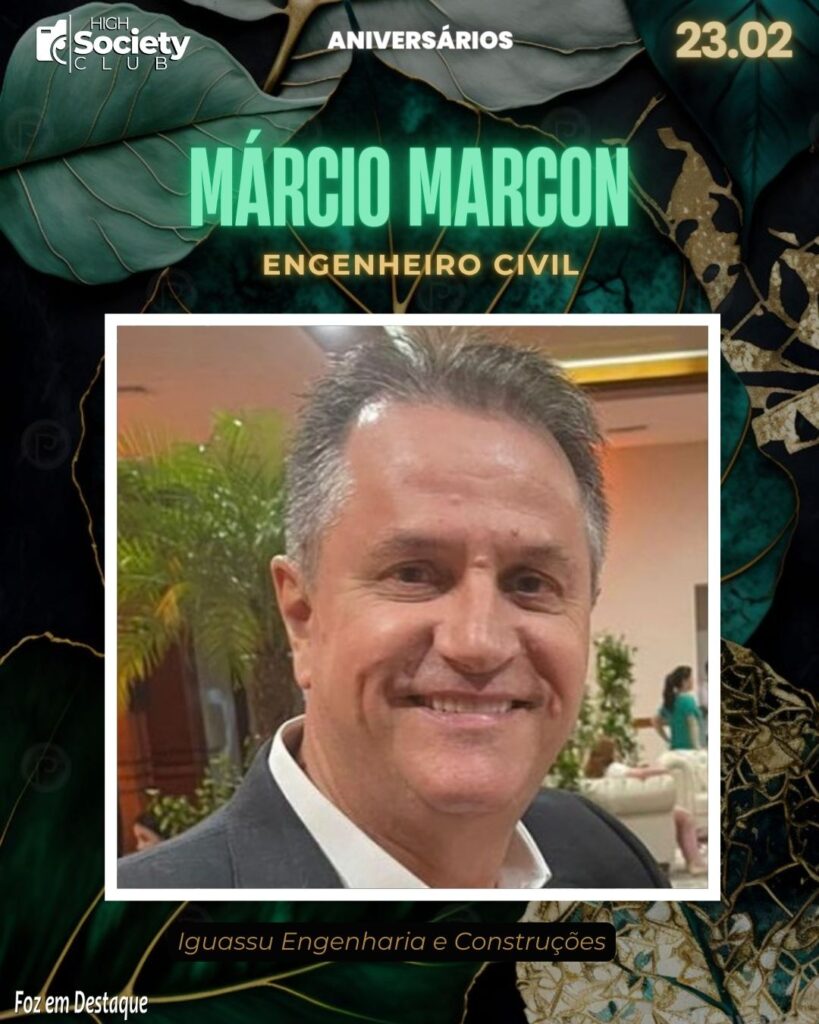 Márcio Marcon - Engenheiro Civil - Iguassu Engenharia e Construções
High Society Club Foz em Destaque