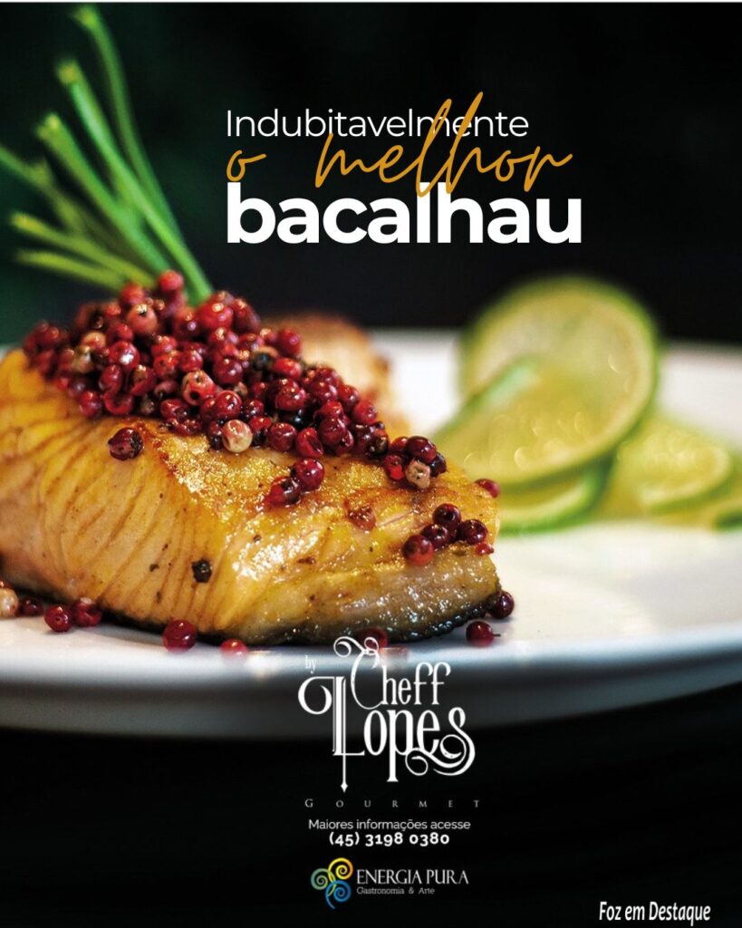 Cheff Lopes, indubitavelmente, o melhor bacalhau