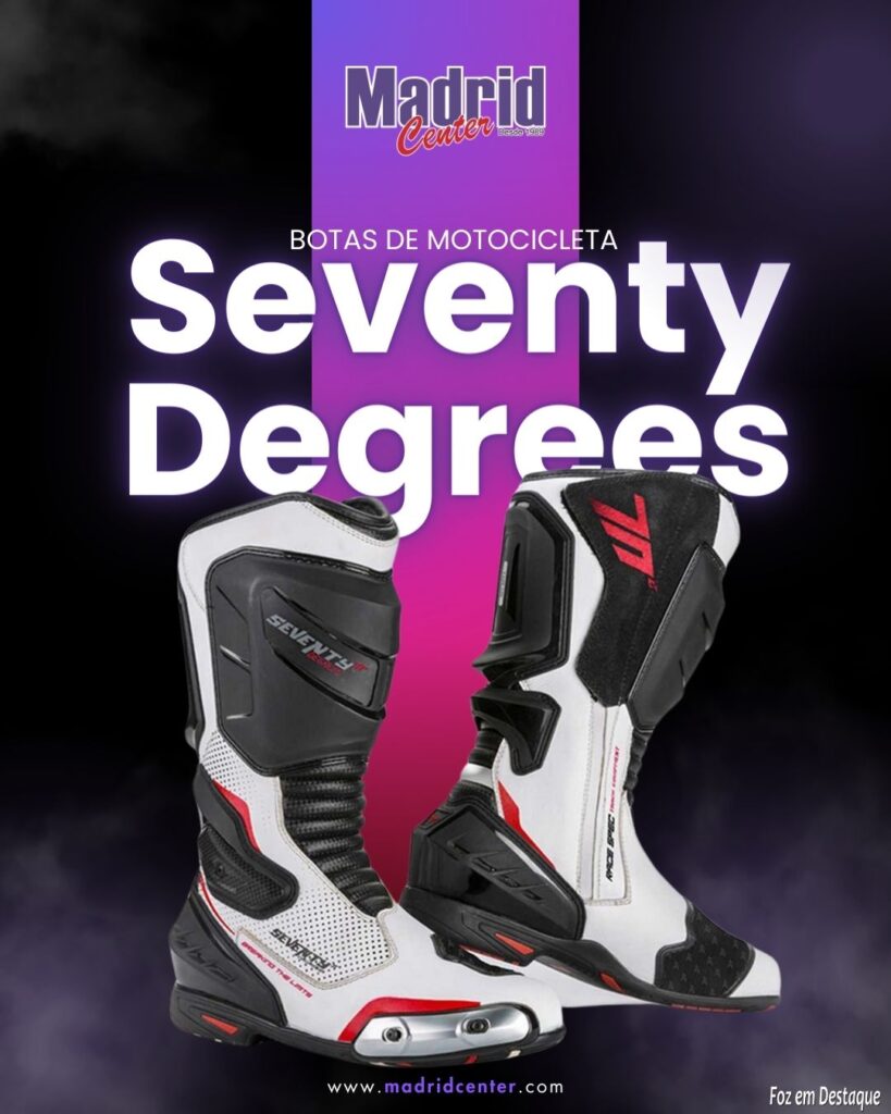 Botas de Motocicleta Seventy Degrees
na Madrid Center