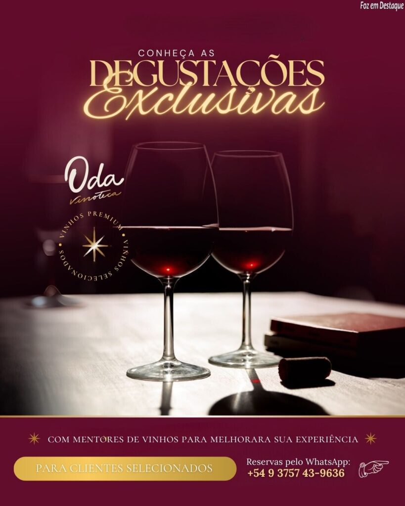 Degustações Exclusivas Oda Vinoteca