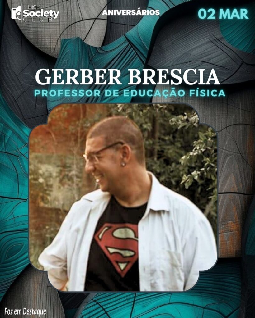 Gerber Brescia
Professor de Educação Física
