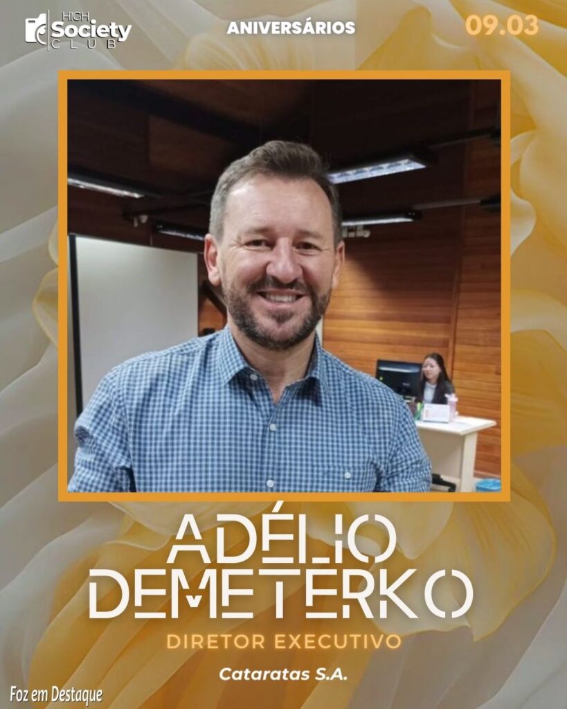 Adélio Demeterko
Diretor Executivo - Cataratas S.A.