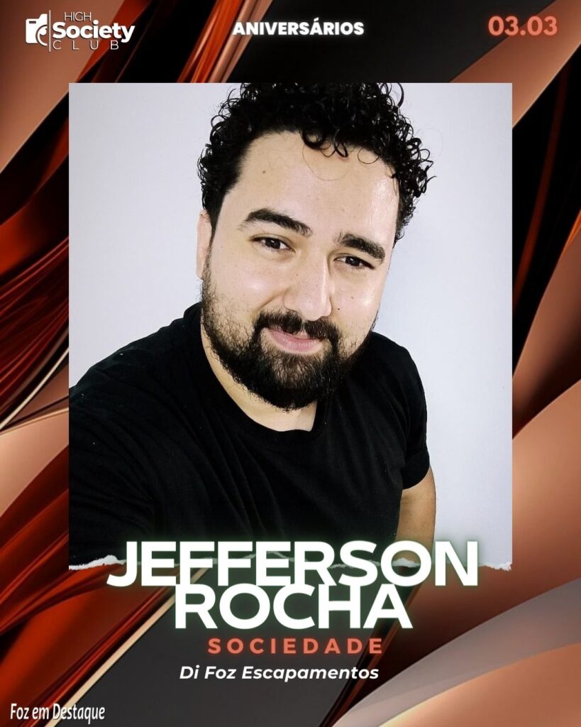 Jefferson Rocha
Sociedade	Di Foz Escapamentos