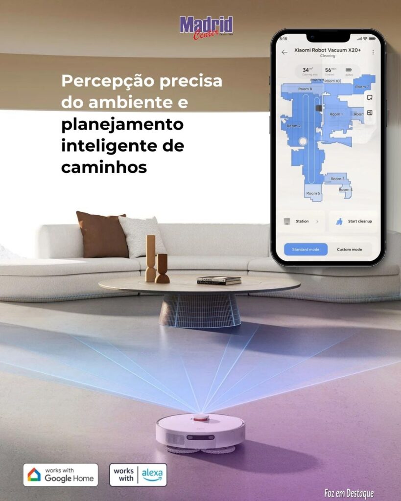  Xiaomi Robot Vacuum X20+ na Madrid Center