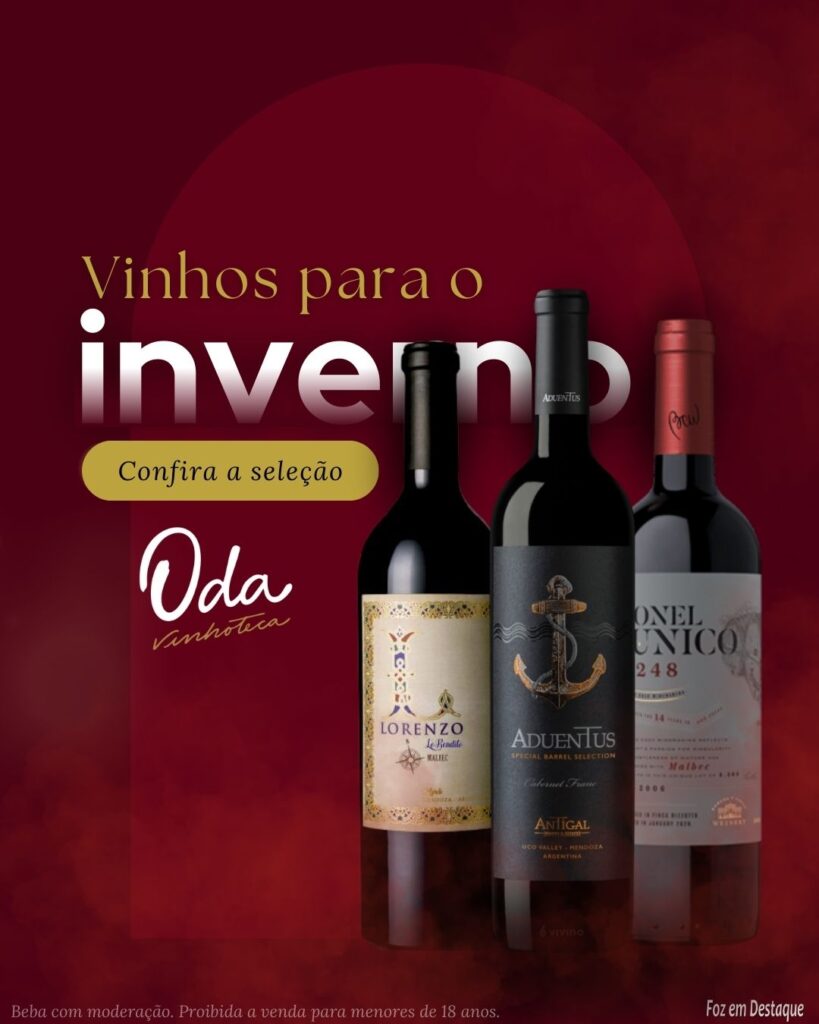 Conheça Vinhos para o inverno com a Oda Duty Free