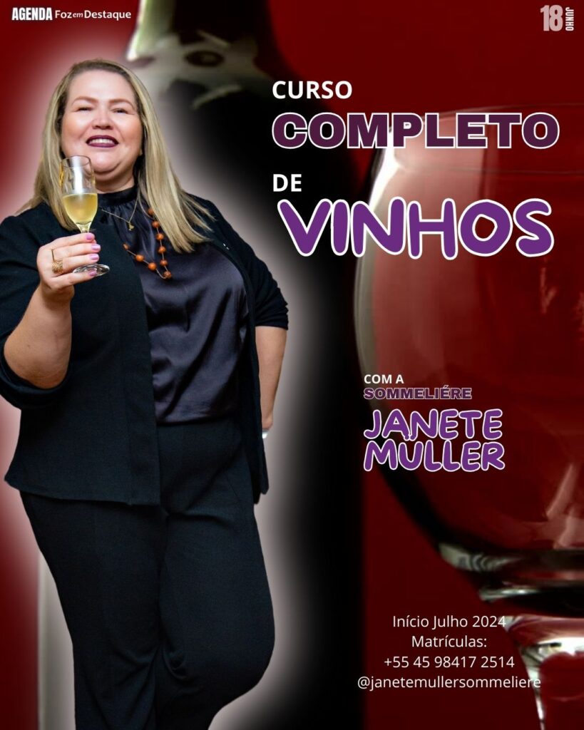 Curso de Vinhos Janete Müller Sommeliere