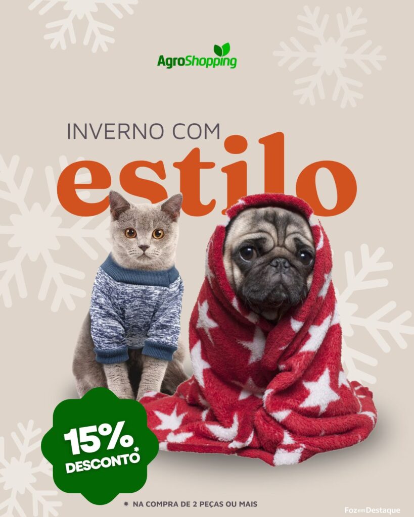 Inverno com estilo na AgroShopping