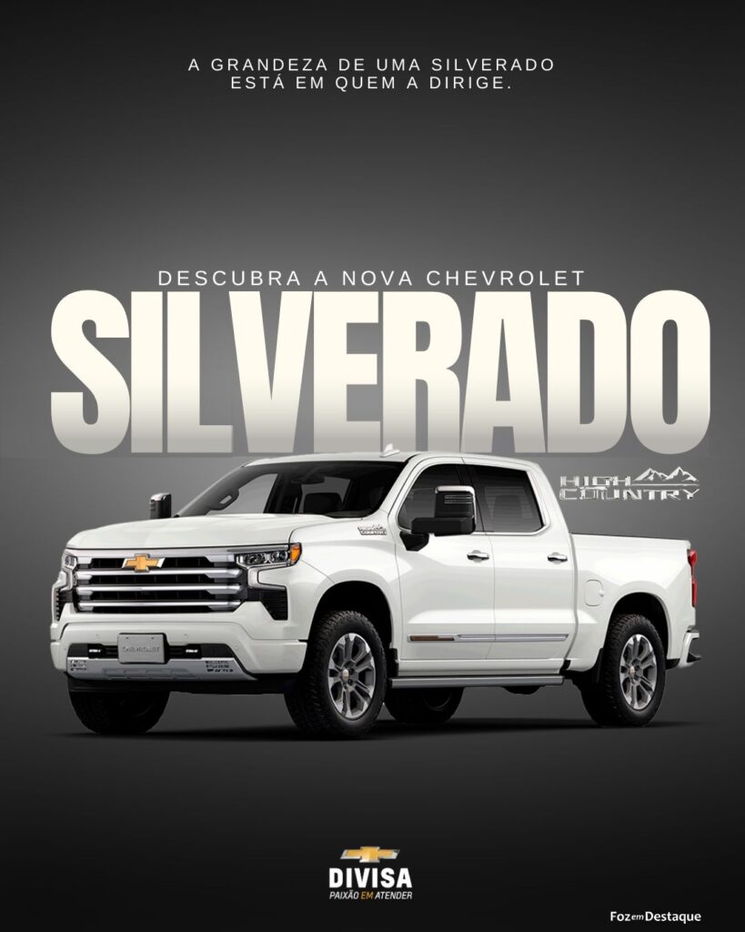 Descubra a Nova Chevrolet Silverado 2024 na Concessionária Divisa Chevrolet! 🚗
