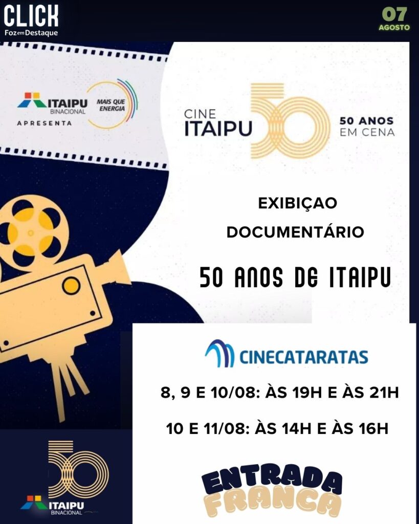  DOCUMENTÁRIO ITAIPU 50 ANOS enio verri ana hedler