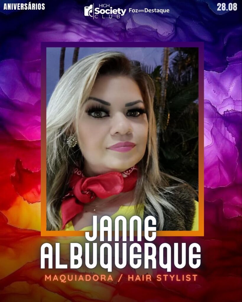 Janne Albuquerque
Maquiadora / Hair Stylist