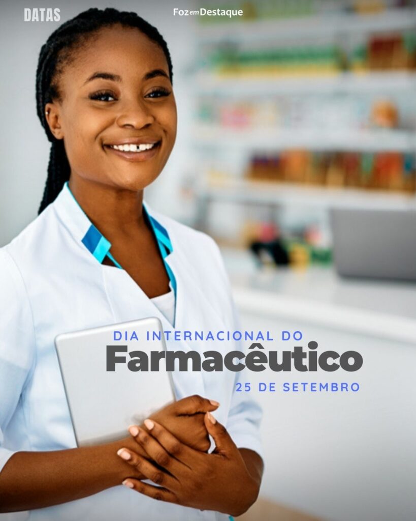 Dia Internacional do Farmacêutico
Datas 25 de Setembro 2024