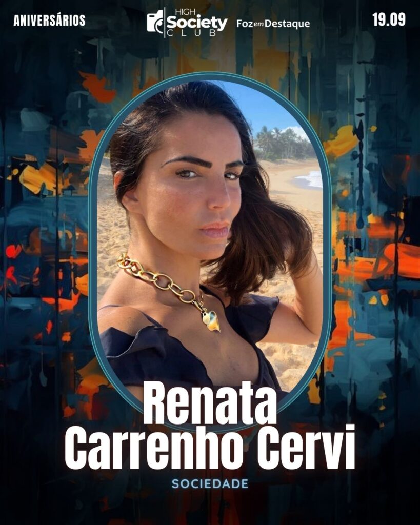 Renata Carrenho Cervi
Aniversários 19 de Setembro 2024