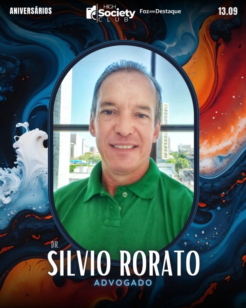 Dr.  
Silvio Rorato
Advogado
Aniversários 13 de Setembro 2024