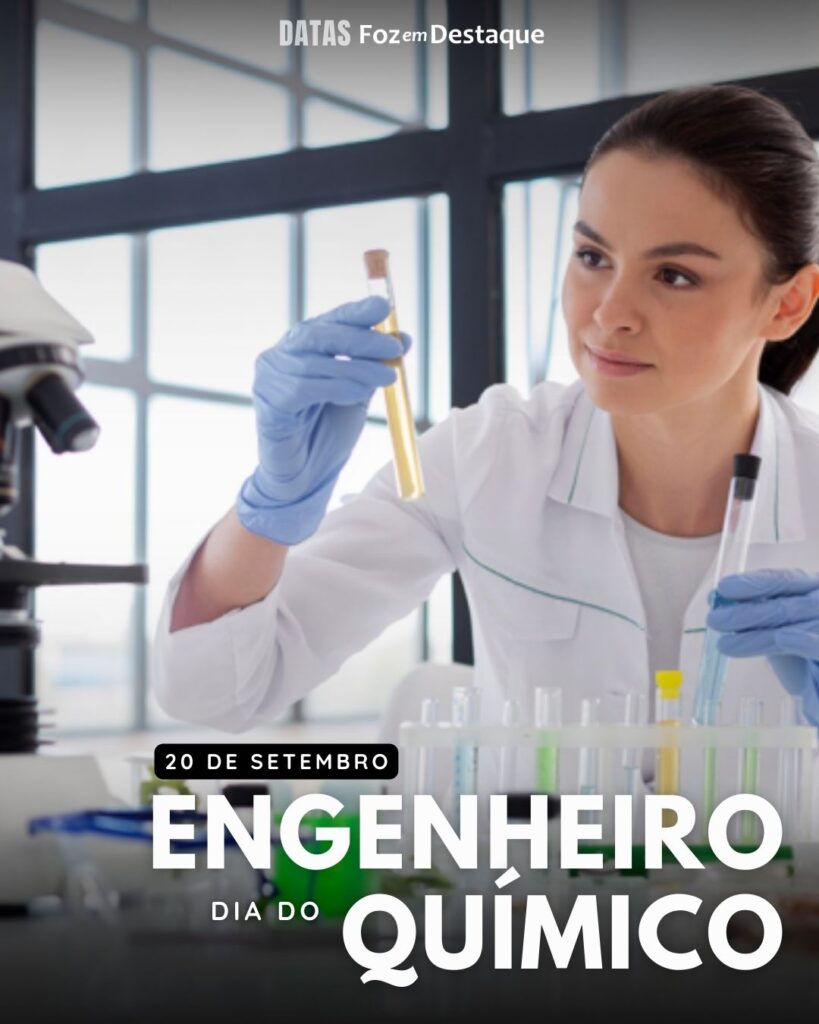 Dia do Engenheiro Químico
Datas 20 de Setembro 2024