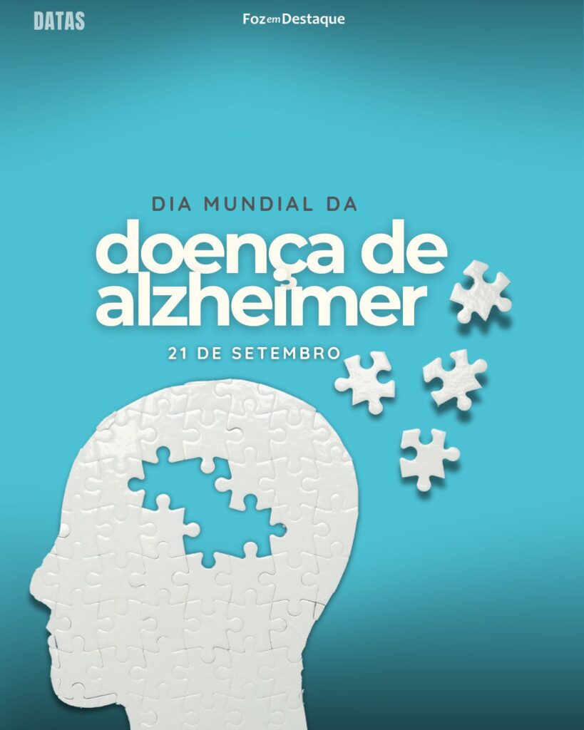 Dia Mundial da Doença de Alzheimer
Datas 21 de Setembro 2024