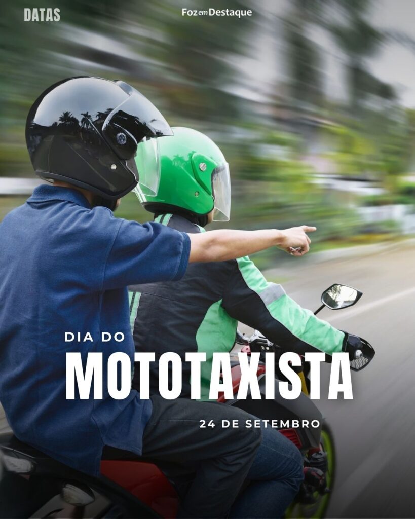 Dia do Mototaxista
Datas 24 de Setembro 2024