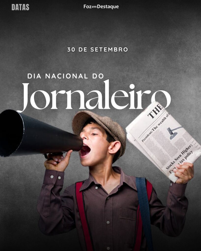 Dia Nacional do Jornaleiro
Datas 30 de Setembro 2024 Foz em Destaque