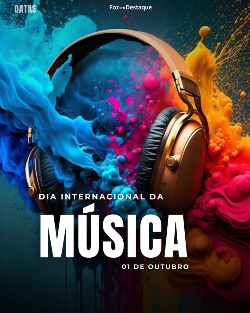 Dia Internacional da Música
Datas 01 de outubro 2024 