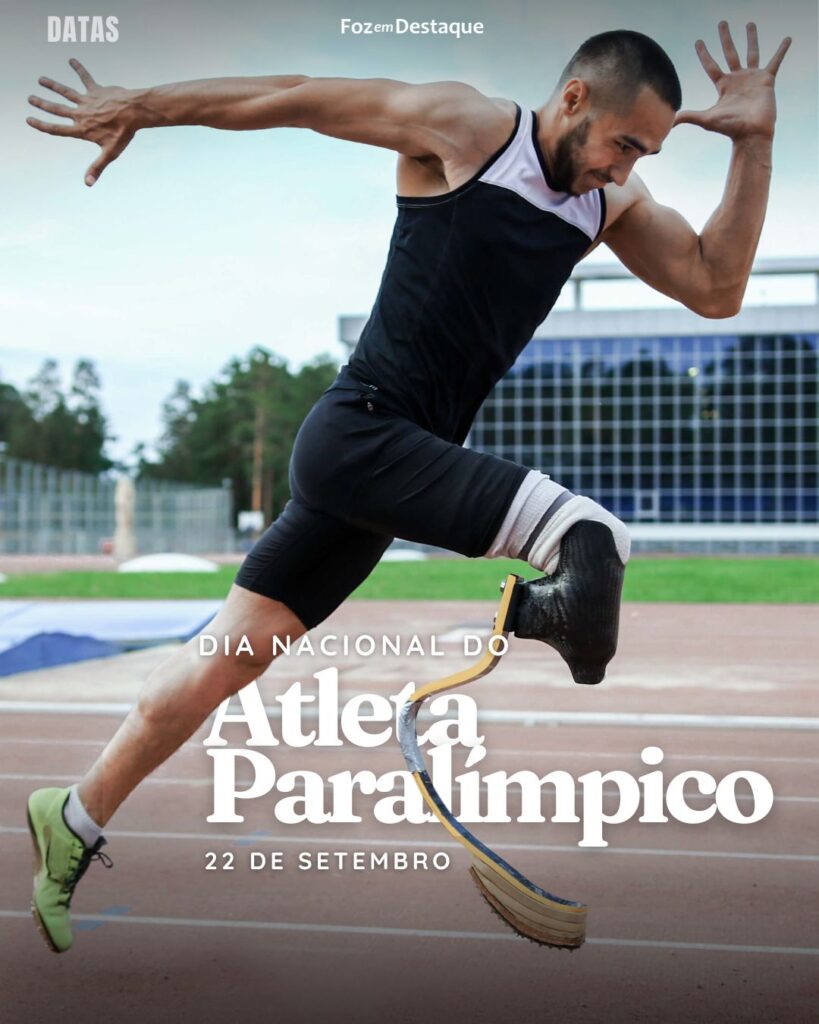 Dia Nacional do Atleta Paralímpico
Datas 22 de Setembro 2024 Foz em Destaque