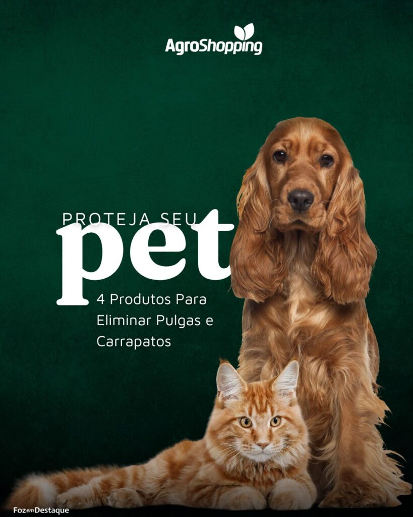 Proteja Seu Pet: 4 Produtos Para Eliminar Pulgas e Carrapatos com a AgroShopping🐶🐾
