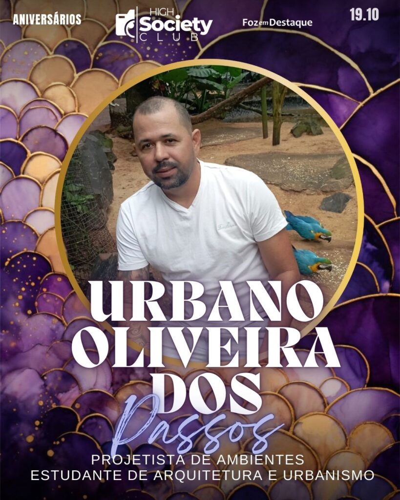 Urbano Oliveira Dos Passos - Projetista de Ambientes - Estudante de Arquitetura e Urbanismo
High Society Club Foz em Destaque