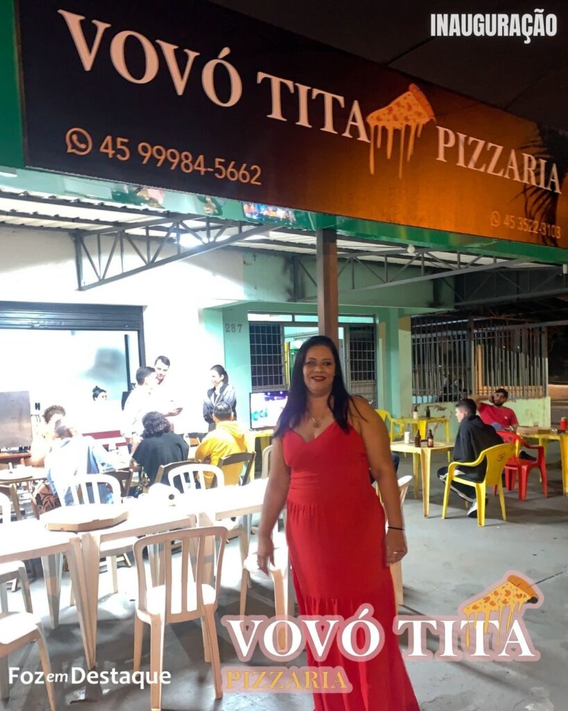 VOVÓ TITA PIZZARIA INAUGURA - iva pereira