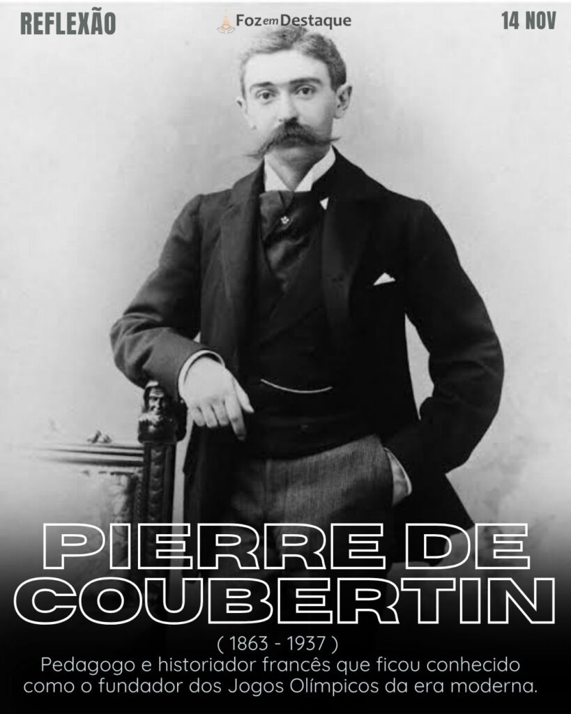 "O importante não é a vitória, mas a luta. O essencial é não se deixar vencer jamais."
(Pierre de Coubertin)

Reflexão 14 de novembro 2024 Foz em Destaque - "Sua vida mais divertida!!!"