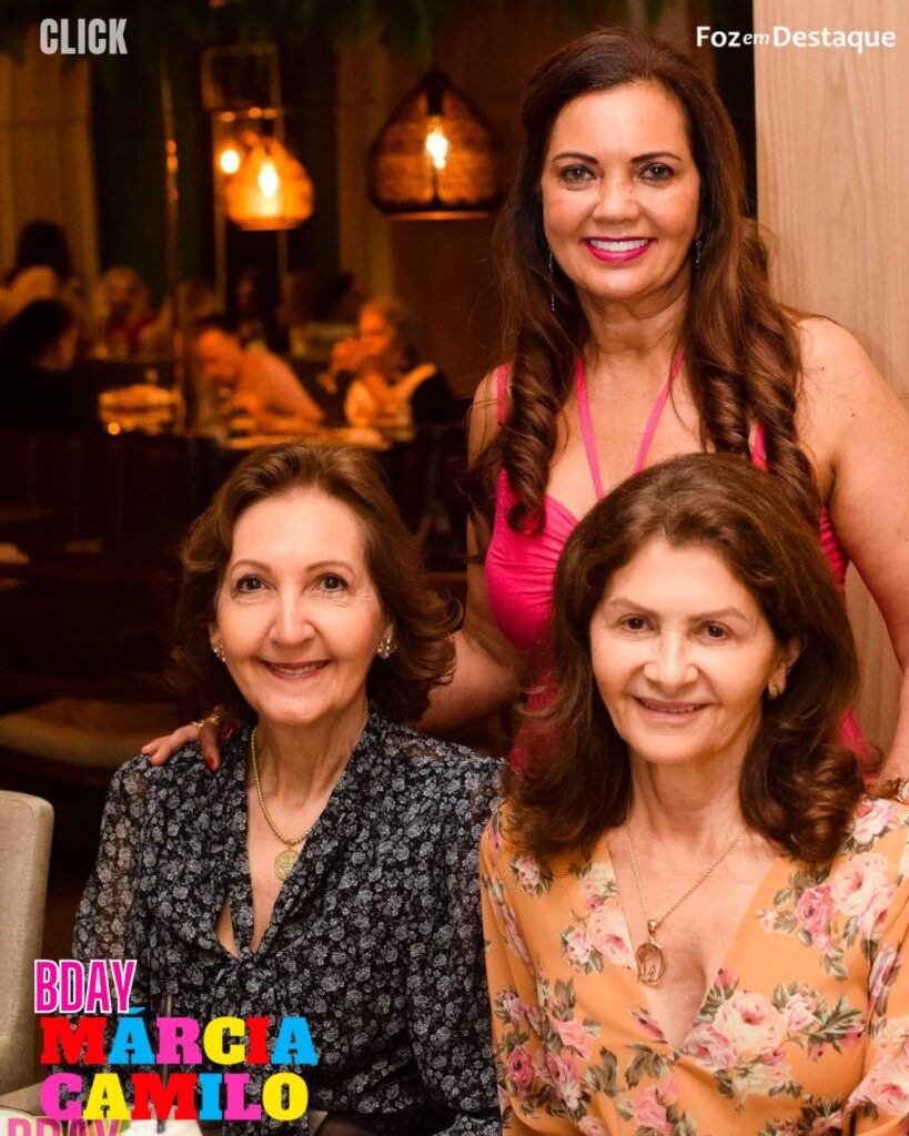 ANIVERSÁRIO MÁRCIA CAMILO LEMIR MARIA DE LOURDES RORATO