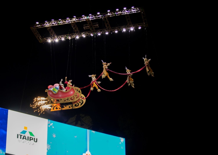 NATAL DE ITAIPU GRAMADÃO 2024 - ABERTURA  PAPAI NOEL - ENIO VERRI - ANA HEDLER