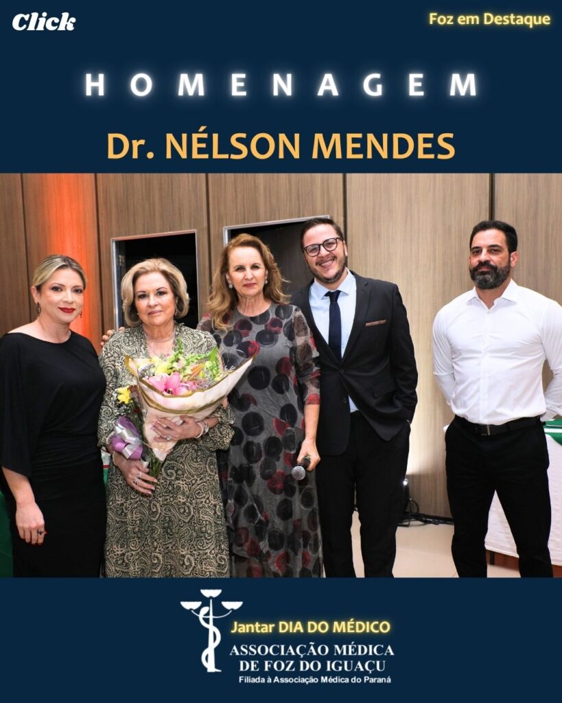 JANTAR DIA DOS MÉDICOS FOZ  - HOMENAGEM DR NELSON MENDES 