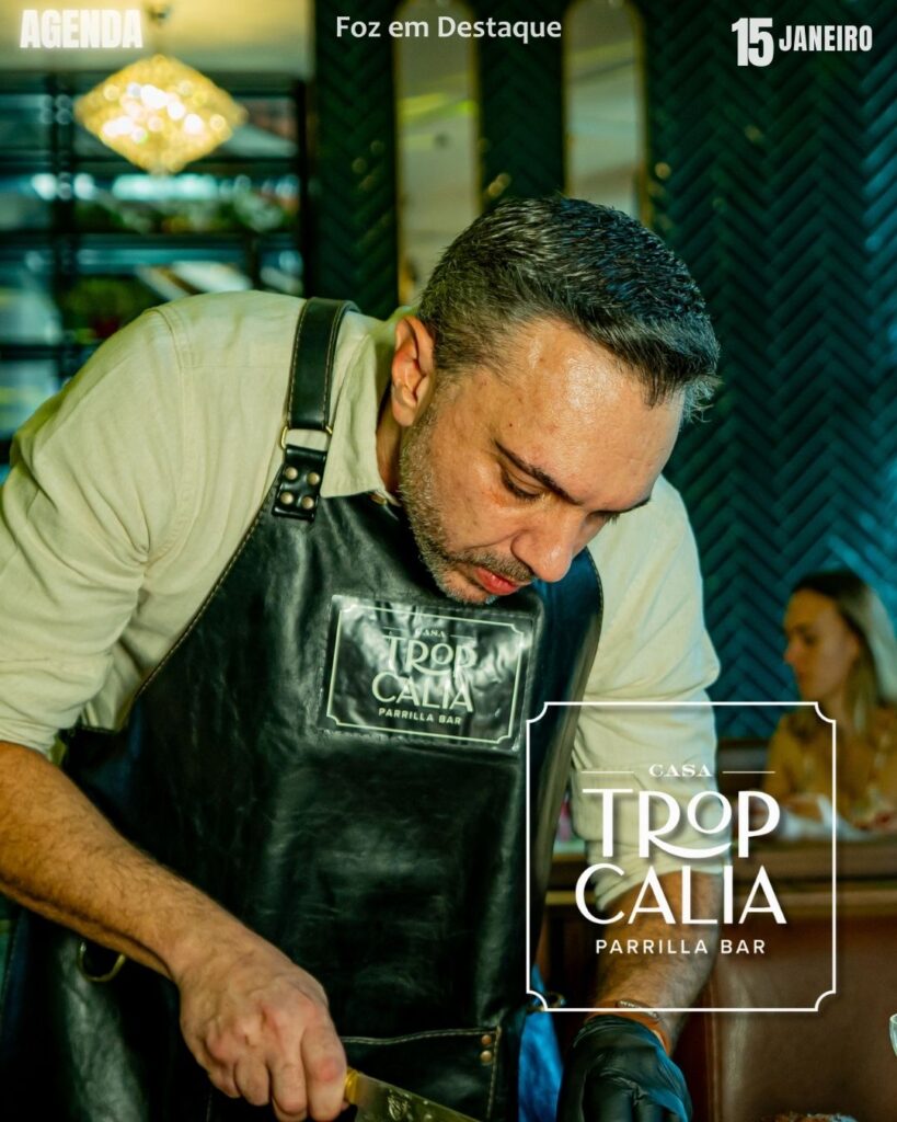 CASA TROPCALIA PARRILLA BAR
mestre assador Luiz De Luca e da chef executiva Ive Nunes