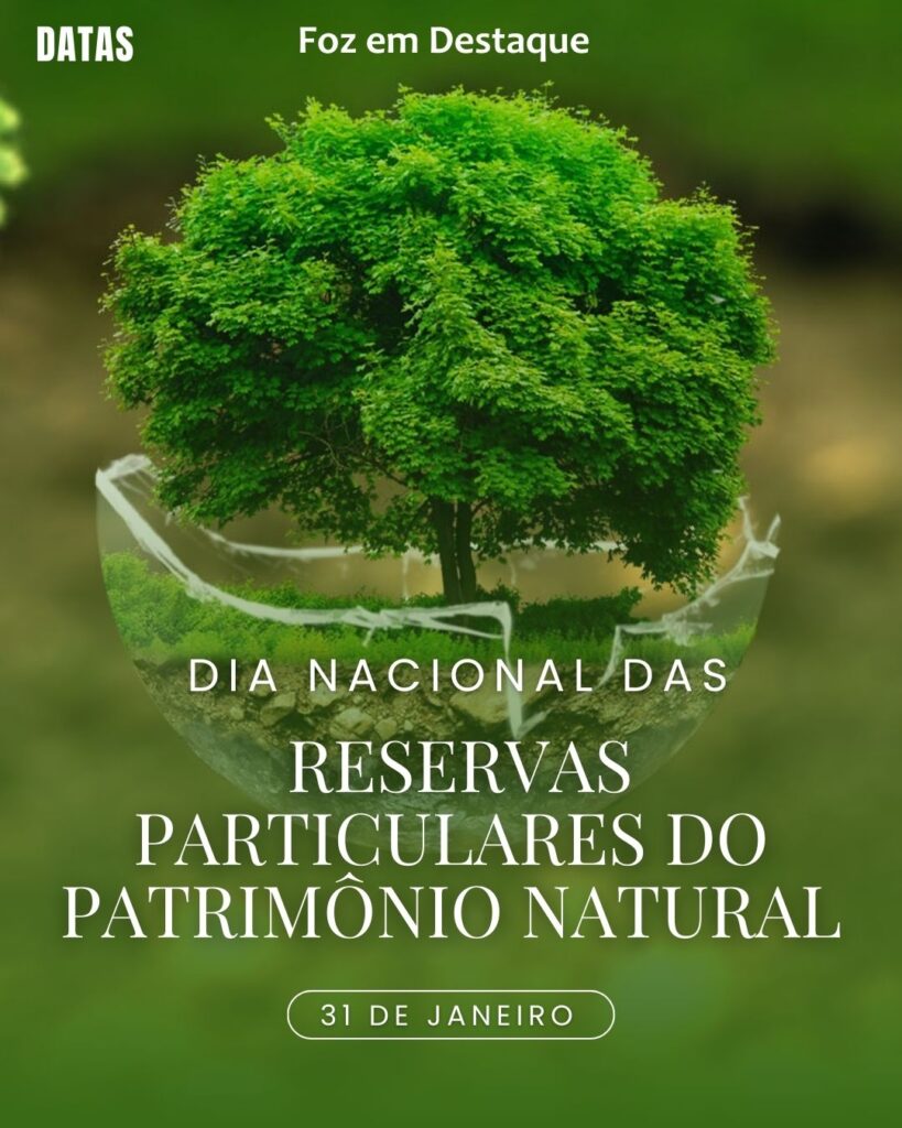 Dia do Mágico - Dia Nacional das Reservas Particulares do Patrimônio Natural - Dia do Engenheiro Ambiental
Datas 31 de Janeiro 2025 Foz em Destaque "Sua Vida mais divertida"