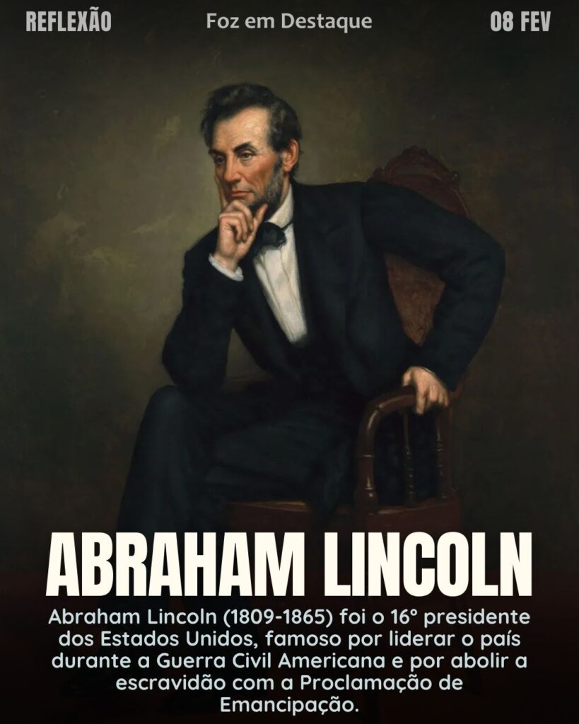 "No final das contas, não são os anos de sua vida que contam. É a vida em seus anos.”
(Abraham Lincoln)
Reflexão 08 de fevereiro 2025 Foz em Destaque "Sua Vida mais divertida!!!"