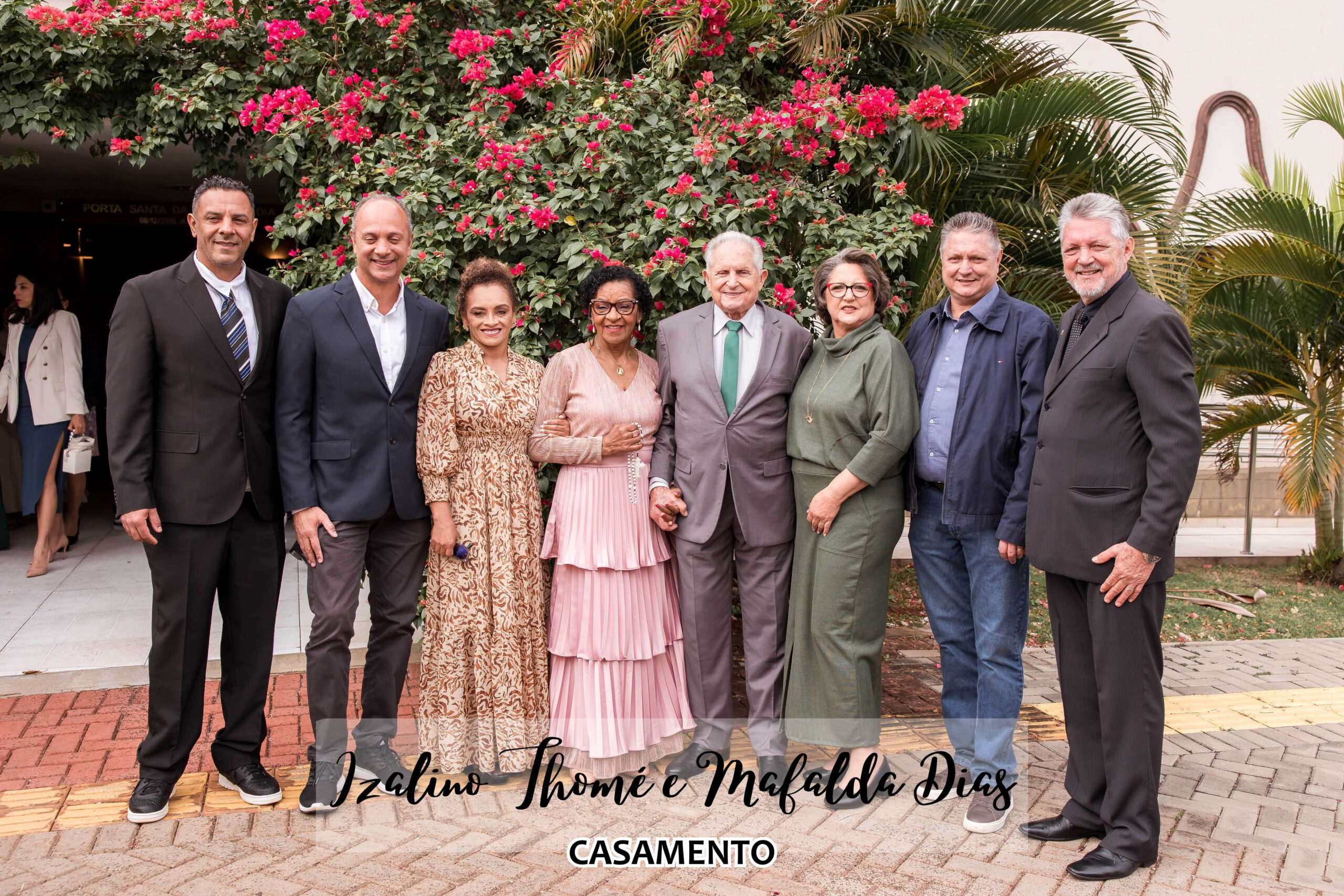 CASAMENTO IZALINO THOMÉ E MAFALDA DIAS, IDERCILDO THOME, CLEONICE THOMÉ, FOZ EM DESTAQUE, AMOR SEM IDADE, CASAMENTO