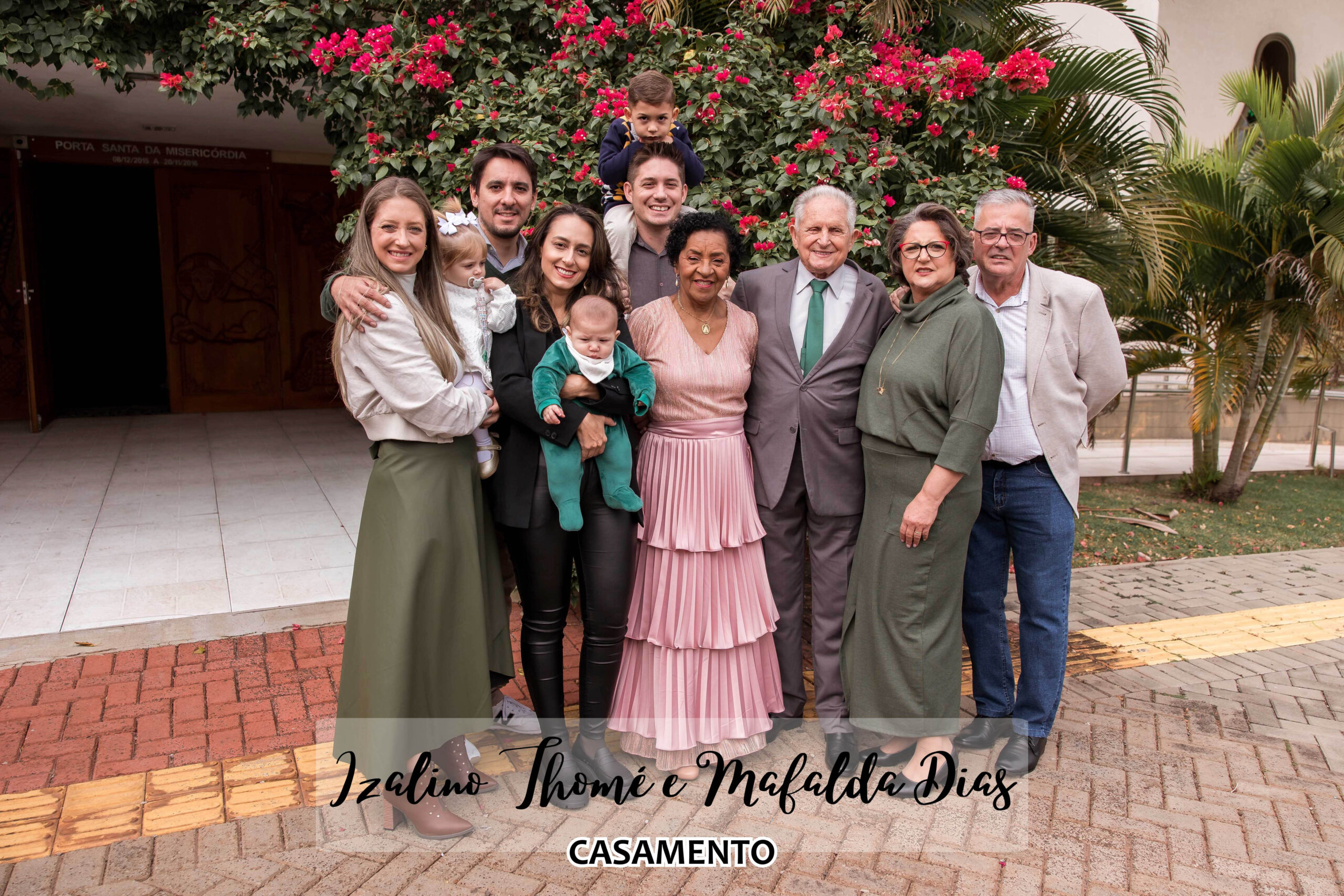 CASAMENTO IZALINO THOMÉ E MAFALDA DIAS, IDERCILDO THOME, CLEONICE THOMÉ, FOZ EM DESTAQUE, AMOR SEM IDADE, CASAMENTO