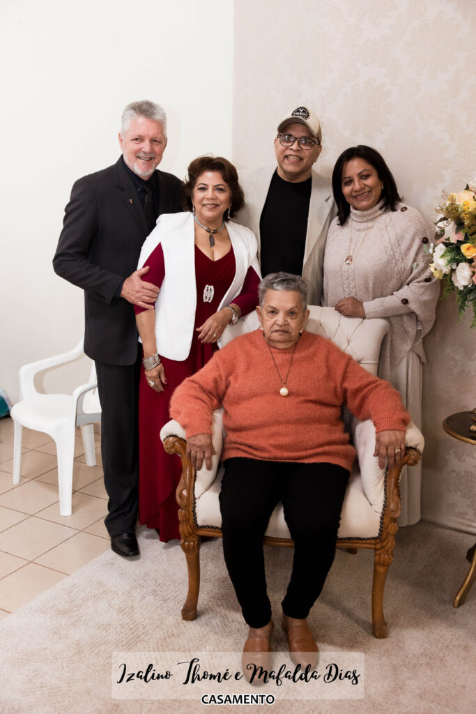 CASAMENTO IZALINO THOMÉ E MAFALDA DIAS, IDERCILDO THOME, CLEONICE THOMÉ, FOZ EM DESTAQUE, AMOR SEM IDADE, CASAMENTO